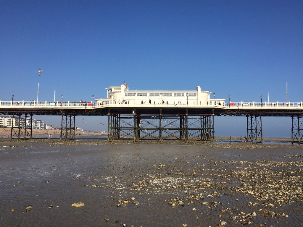 Low Tide at Worthing Pier, West Sussex Dan Wilson